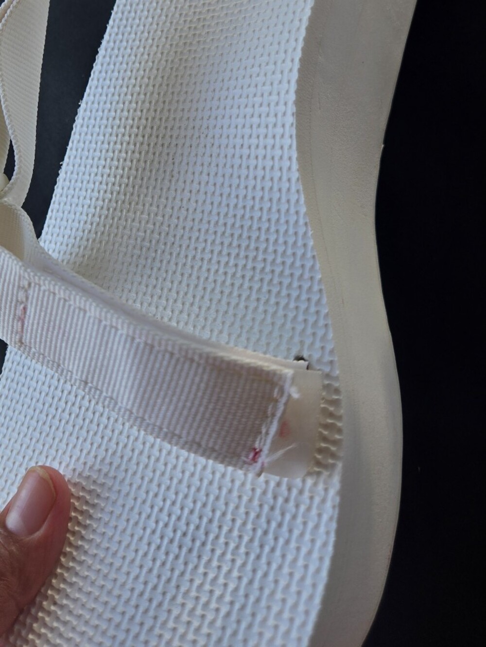 Teva Off-White Platform Strap Sandals - Picture 7 of 8